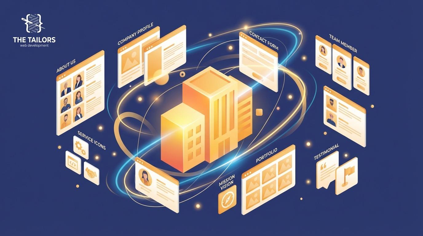 تصميم موقع تعريفي لشركة