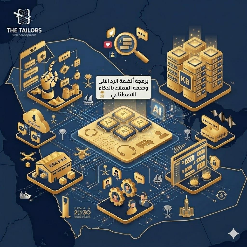 برمجة أنظمة الرد الآلي وخدمة العملاء بالذكاء الاصطناعي