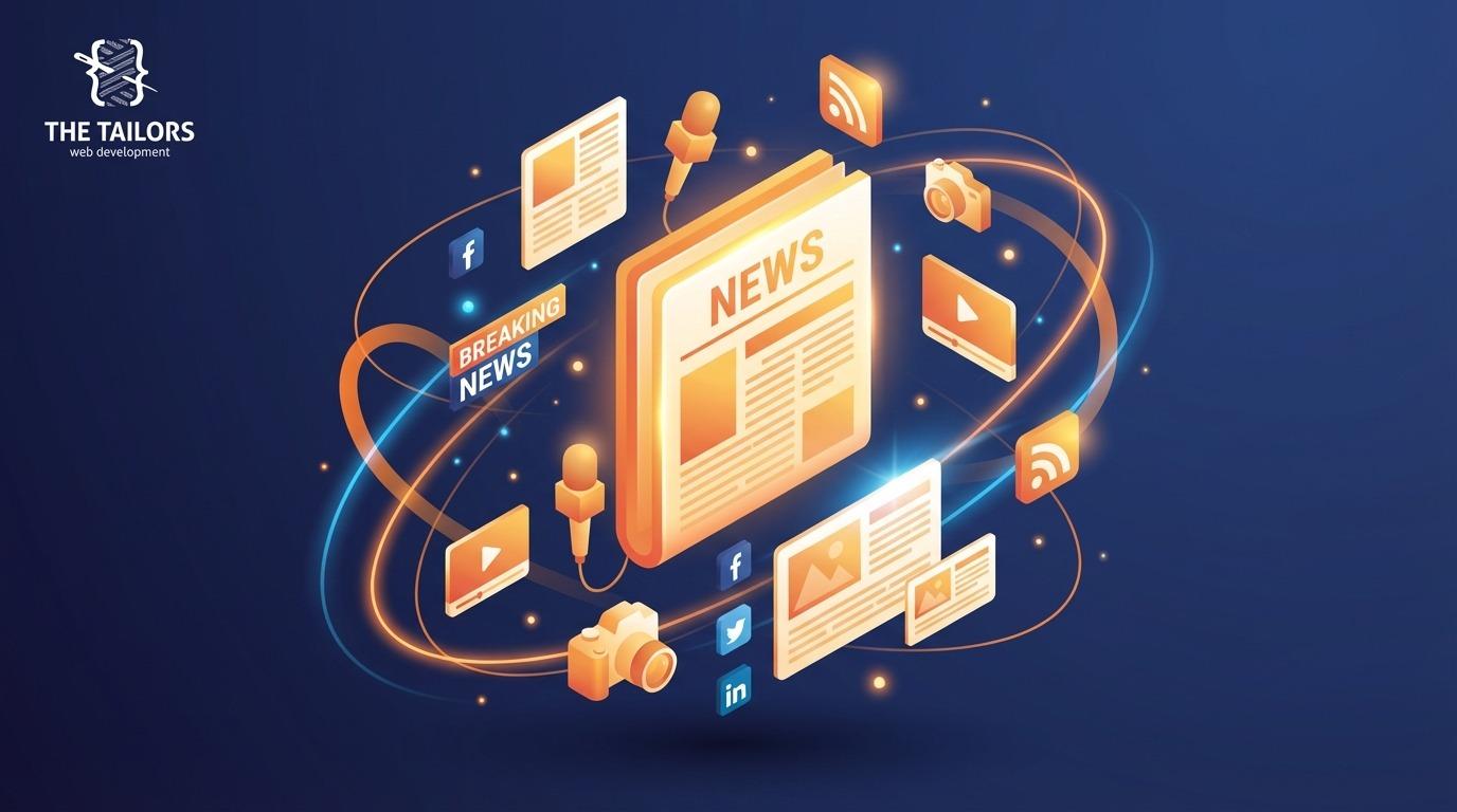 تصميم موقع إخباري